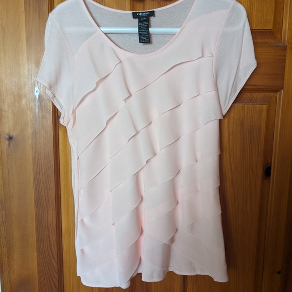 Olsen blouse, light pink, size M/10 - Picture 1 of 3